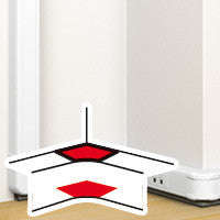 Legrand Internal Bend for Single Compartment Snap-On Trunking - White