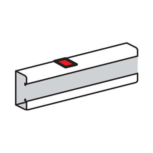 Legrand Stick-On Body Joint for Snap-On Trunking - White