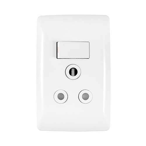 Crabtree Diamond Single RSA Socket