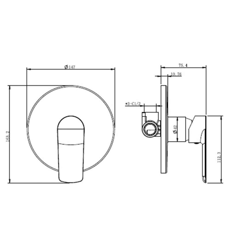 Cobra Seine Shower Mixer