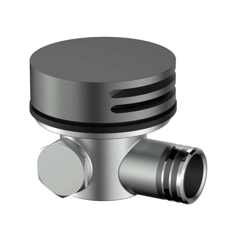 Cobra Seine Round Nikki Bath Spout - Brushed Gun Grey