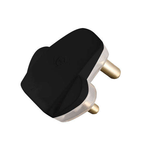 Crabtree Domestic Plug Top Slim 16A Black