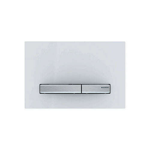 Geberit Sigma50 Dual Flush Push-Button Flush Plate  - White