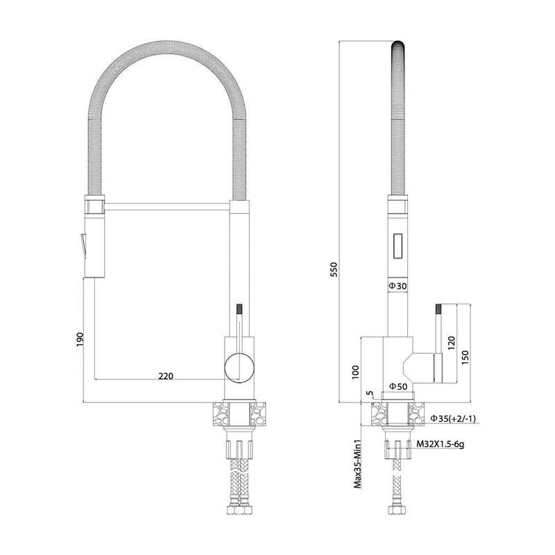Franke Saturn Professional Sink Mixer
