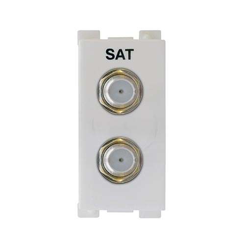 Crabtree Diamond Ducting Double Satellite Module