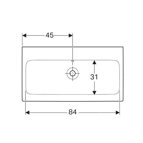 Geberit iCon Wall-Hung Basin 900mm