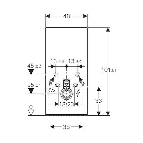 Geberit Monolith Plus for Wall-Hung Toilet 1010mm