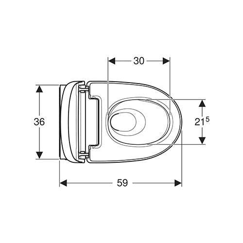 Geberit AquaClean Mera Classic Wall-Hung Toilet