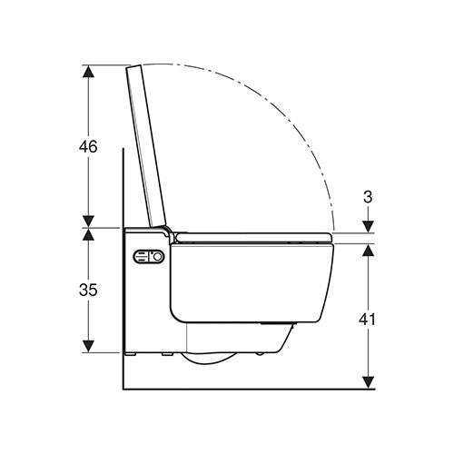 Geberit AquaClean Mera Classic Wall-Hung Toilet