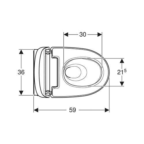 Geberit AquaClean Mera Comfort Wall-Hung Toilet