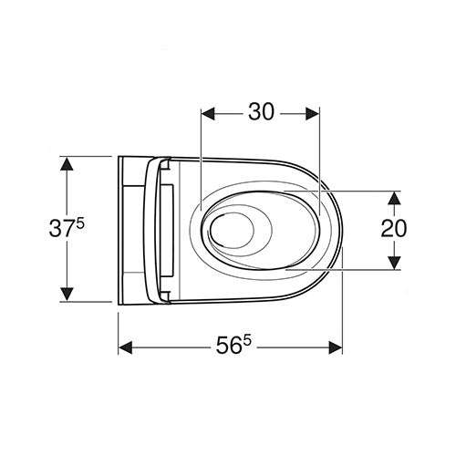 Geberit AquaClean Sela Wall-Hung Toilet