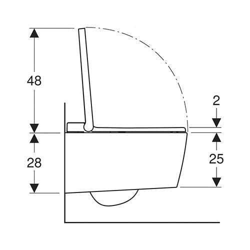 Geberit AquaClean Sela Wall-Hung Toilet