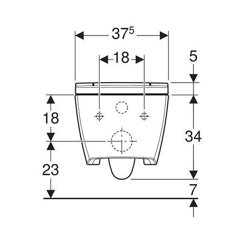 Geberit AquaClean Sela Wall-Hung Toilet