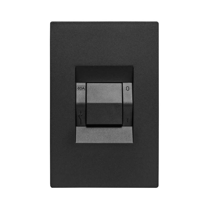 Crabtree Topaz Isolator Switch 2P 60A 4 x 2 - Graphite