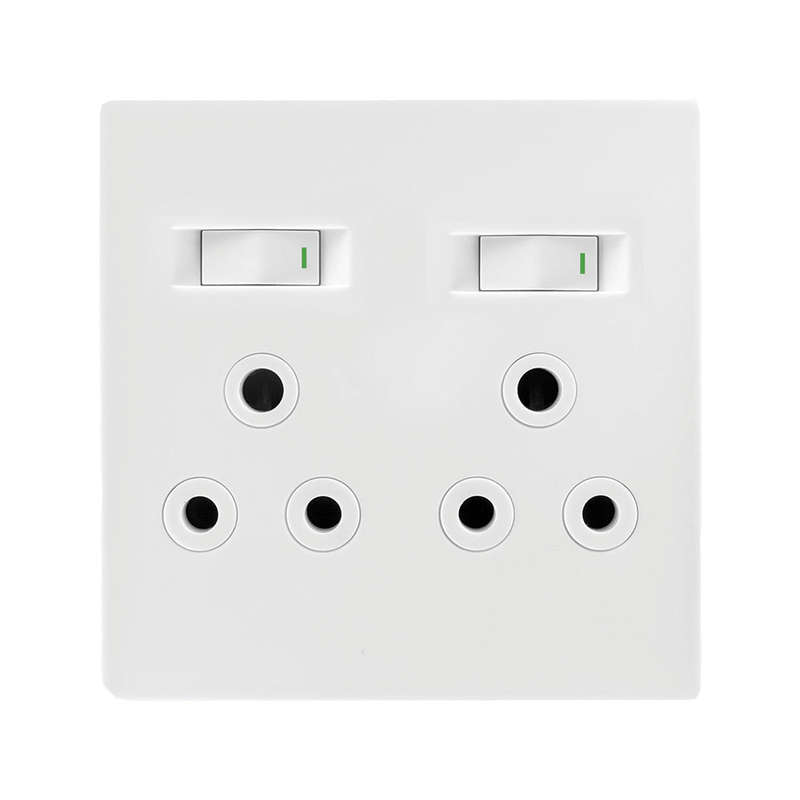 Crabtree Topaz Double RSA Socket 4 x 4 - White