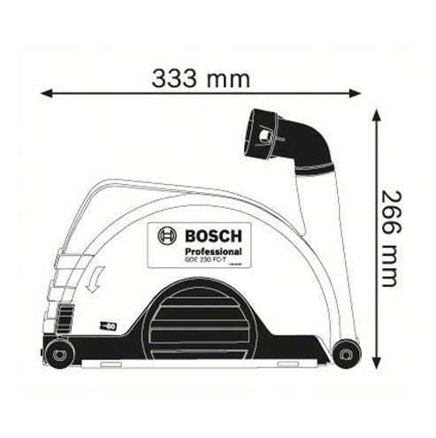 BOSCH Blue Dust Extracting Hammer Drill GDE 230 FC-T