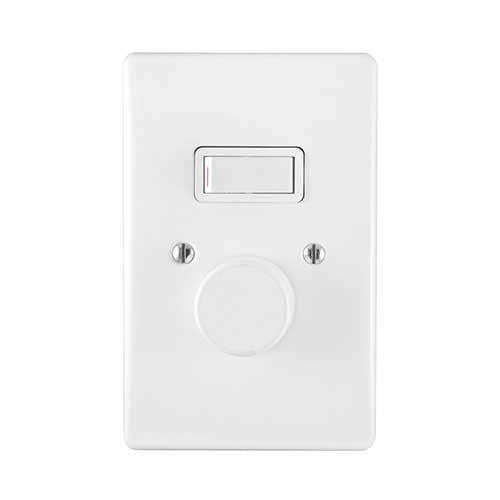 Crabtree Classic 1 Lever + LED Rotary Dimmer Switch 2 x 4