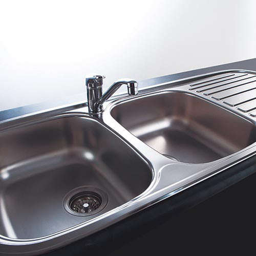 Franke Quinline QLX6 21-120 Double Bowl Inset Sink - Stainless Steel