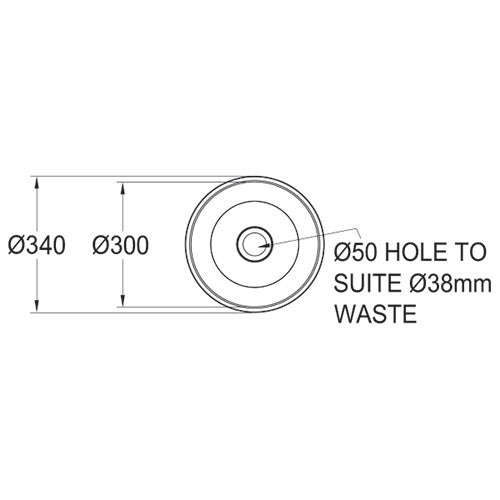 Franke Rondo RDX 610-34 Single Inset Prep Bowl - Stainless Steel