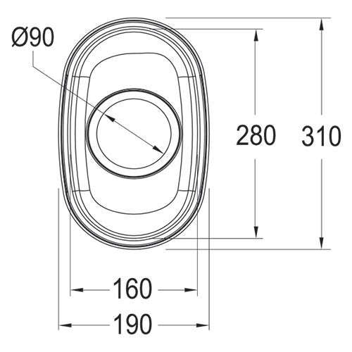 Franke CUB 130 Single Bowl Undermount Sink - Stainless Steel