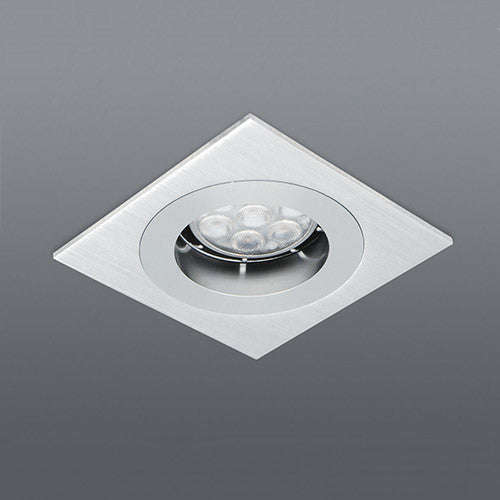 Spazio 2213 Edge Squere Fixed Downlight - Aluminium