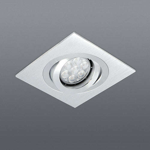 Spazio 2214 Edge Squere Tilt Downlight - Aluminium