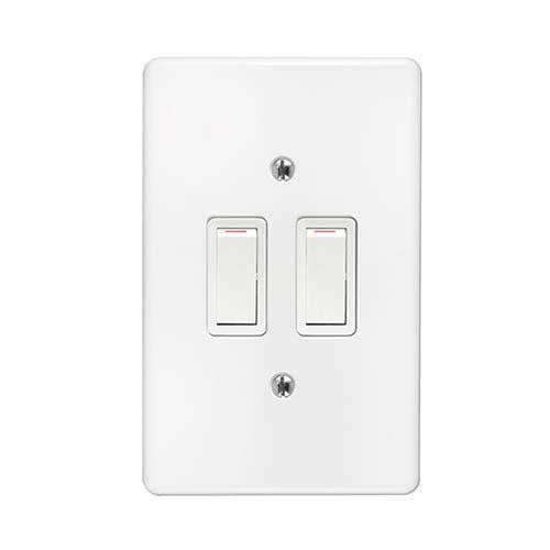 Crabtree Classic 2 Lever Light Switch 2 x 4