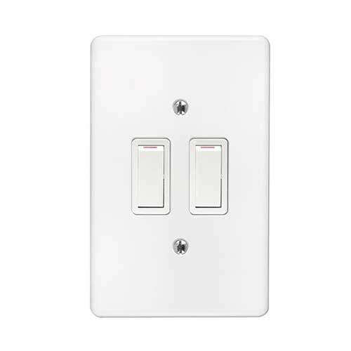 Crabtree Classic 2 Lever 2-Way Light Switch 2 x 4