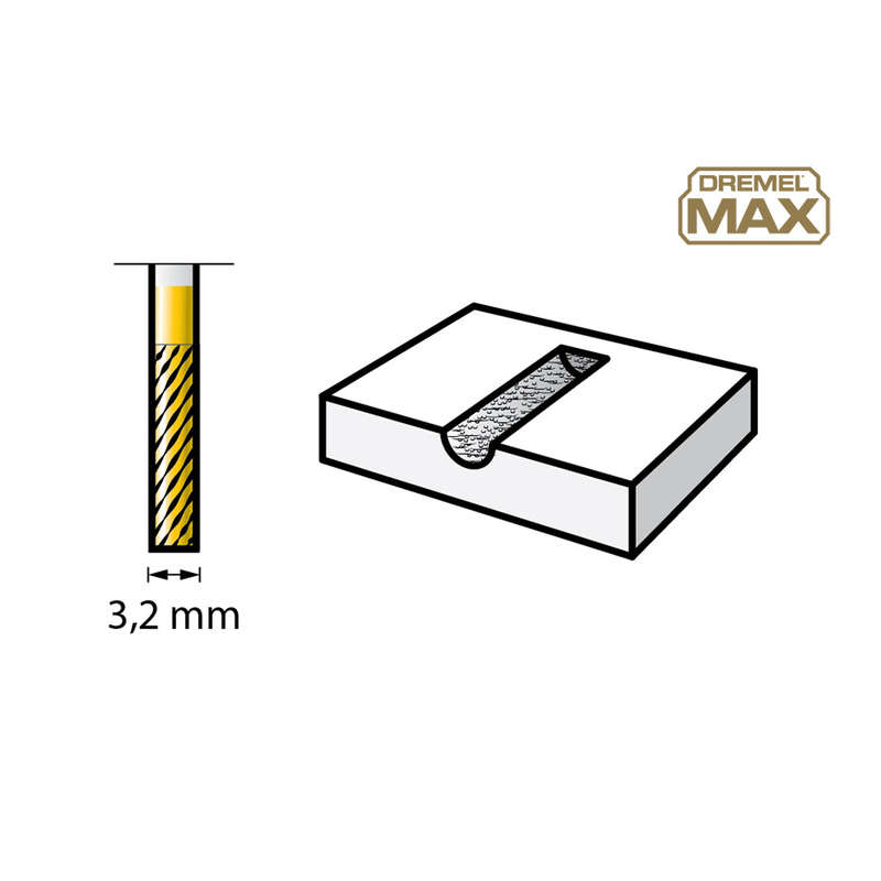 DREMEL® MAX Tungsten Carbide Carving Bit 9901DM