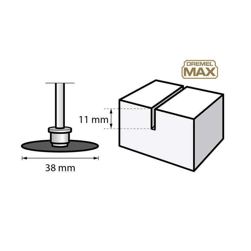 DREMEL® MAX EZ SPEEDCLIC Diamond Cutting Wheel SC545DM