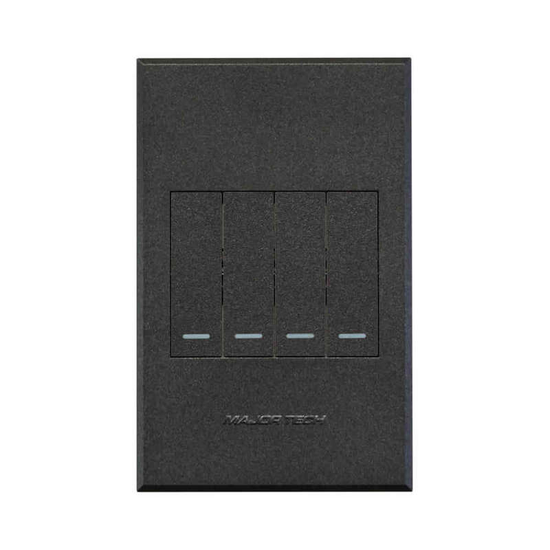 VETi 3 4 Lever 1-Way Light Switch 4 x 2