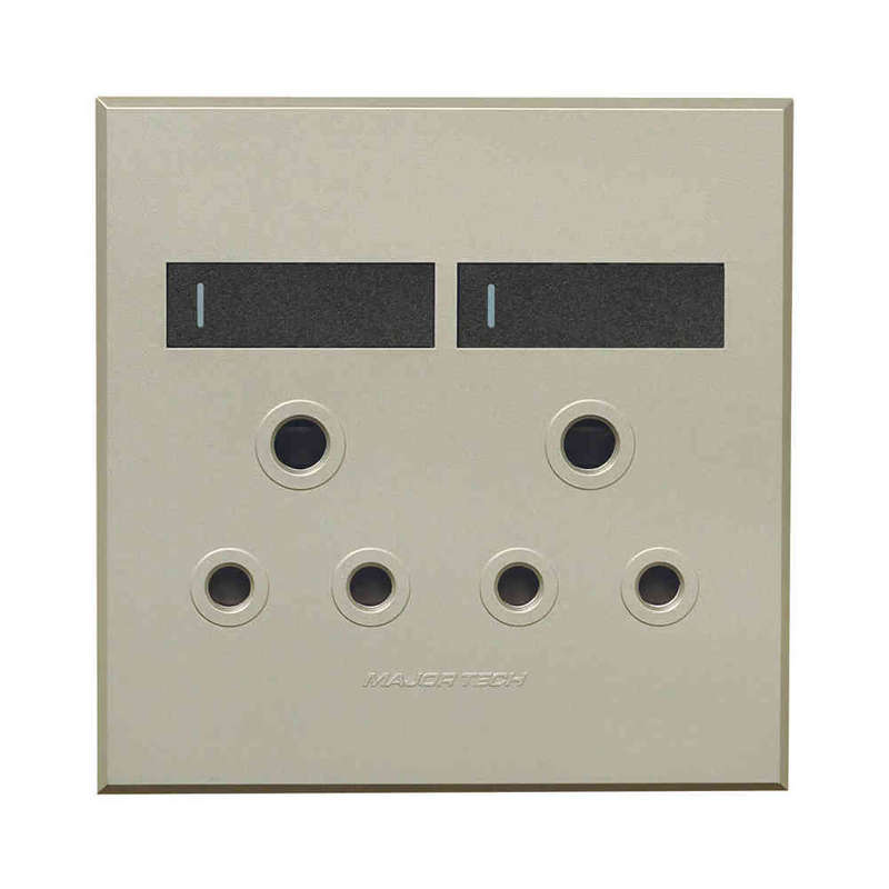 VETi 3 Double RSA Wall Socket 4 x 4