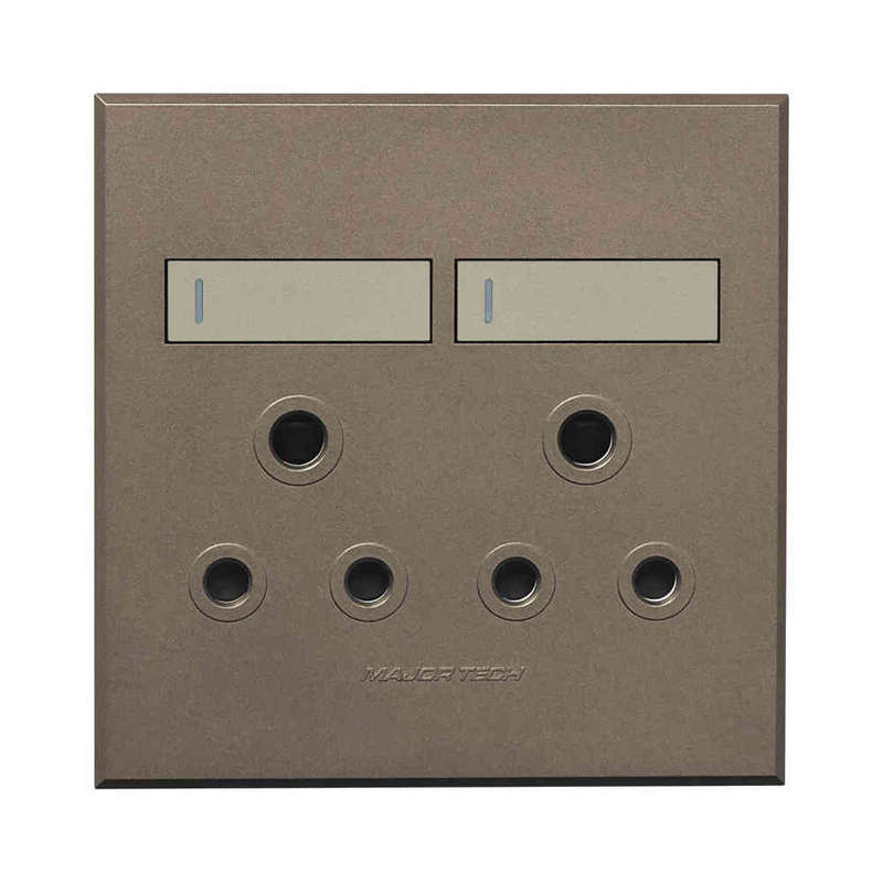 VETi 3 Double RSA Wall Socket 4 x 4