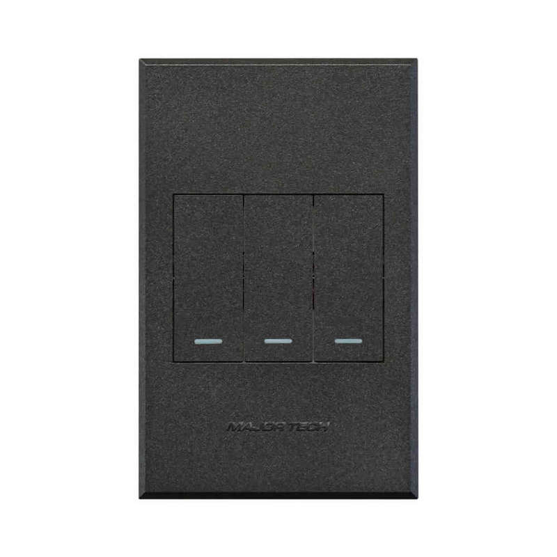 VETi 3 3 Lever Switch Cover Plate 4 x 2