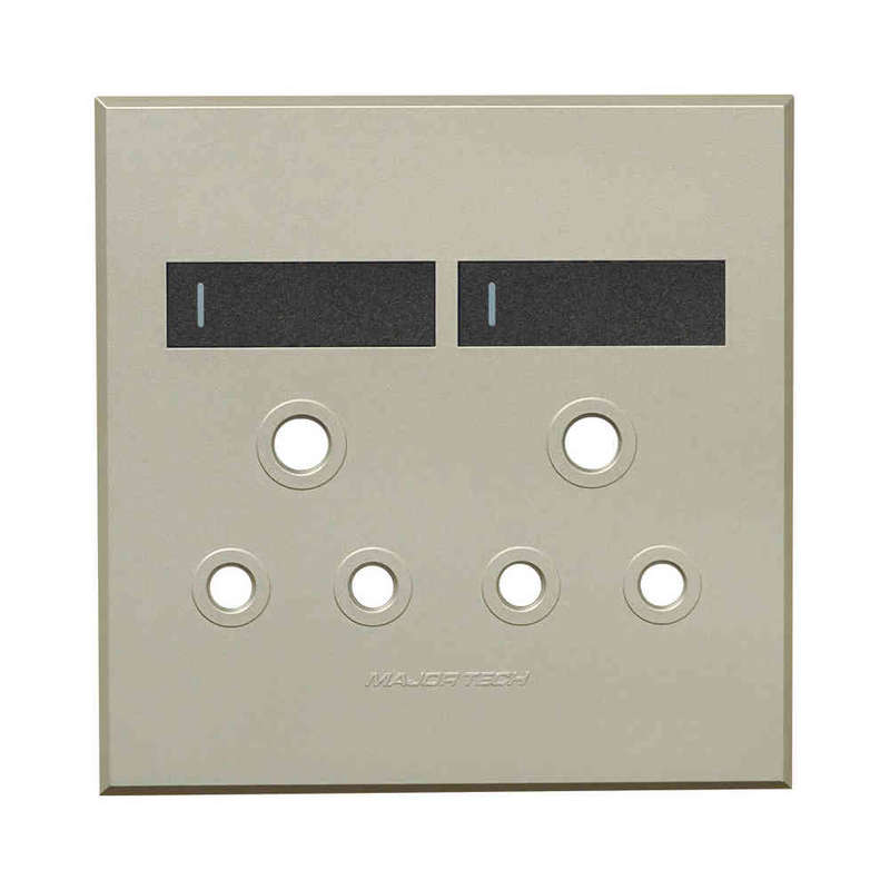 VETi 3 Double RSA Socket Cover Plate 4 x 4