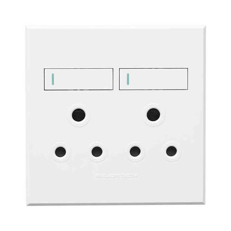 VETi 3 Double RSA Wall Socket 4 x 4