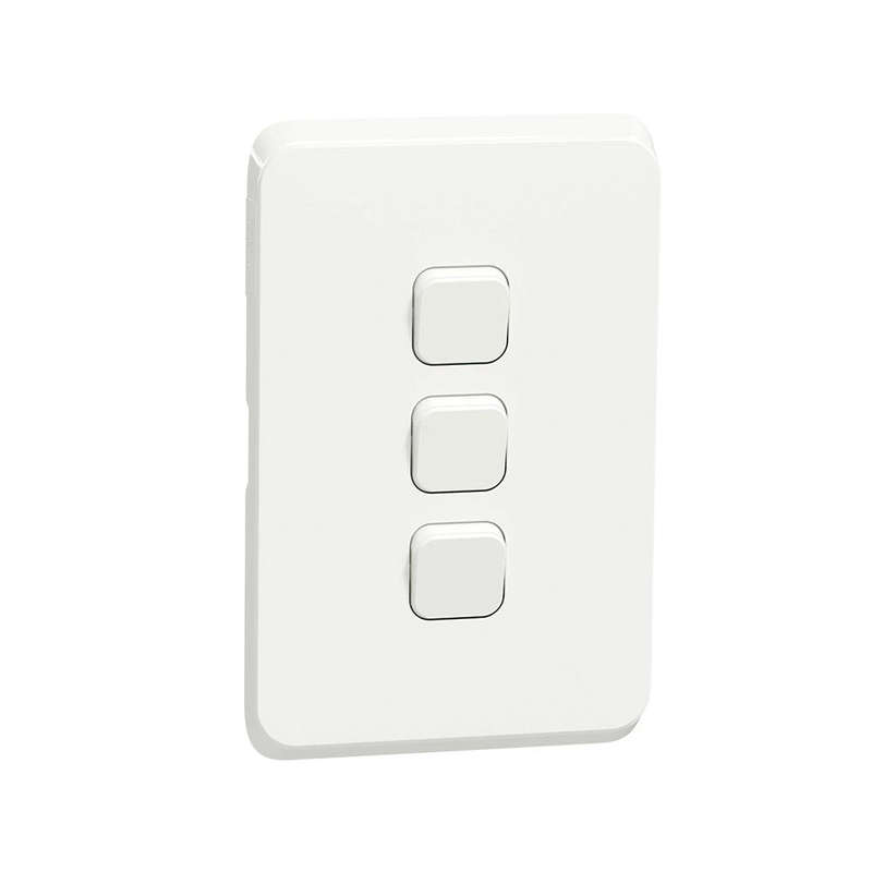 Schneider Electric Iconic 3 Lever Light Switch
