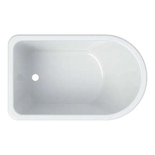 Geberit Bambini asymmetrical bathtub - White