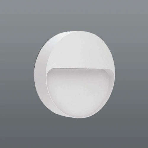 Spazio Intake Round LED Wall Light - Cool White