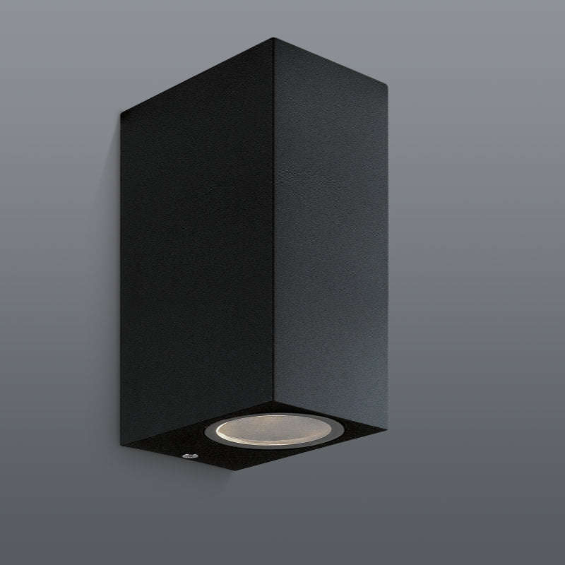 Spazio Block 2 Light Rectangle 20W Wall Light