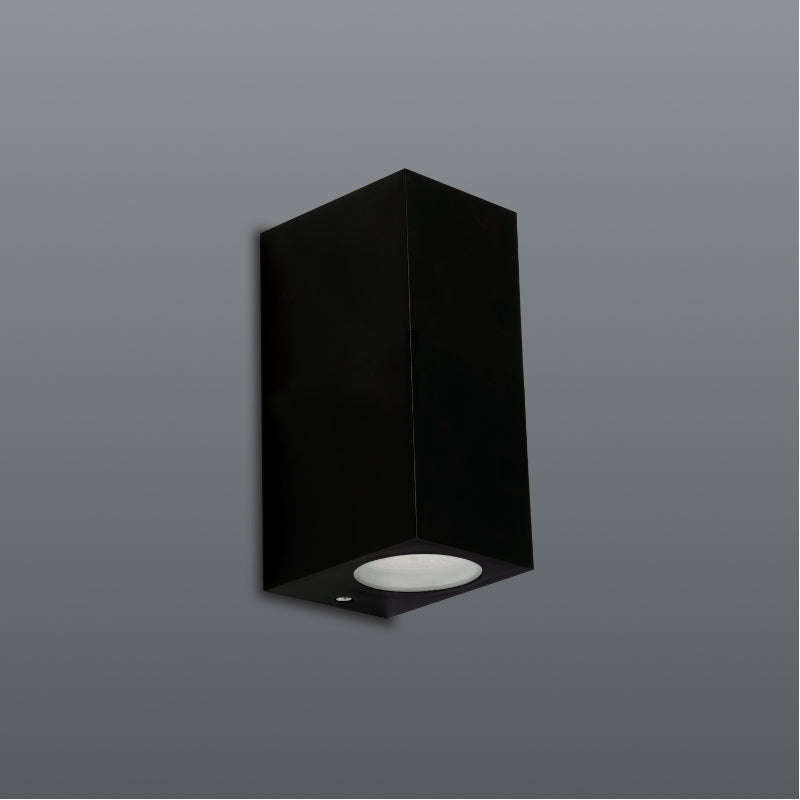 Spazio Block P Up and Down Rectangular 10W GU10 LED Wall Fitting