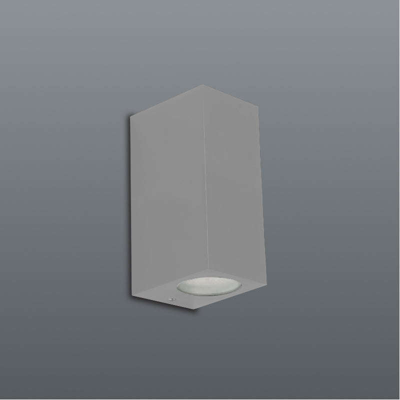 Spazio Block P Up and Down Rectangular 10W GU10 LED Wall Fitting