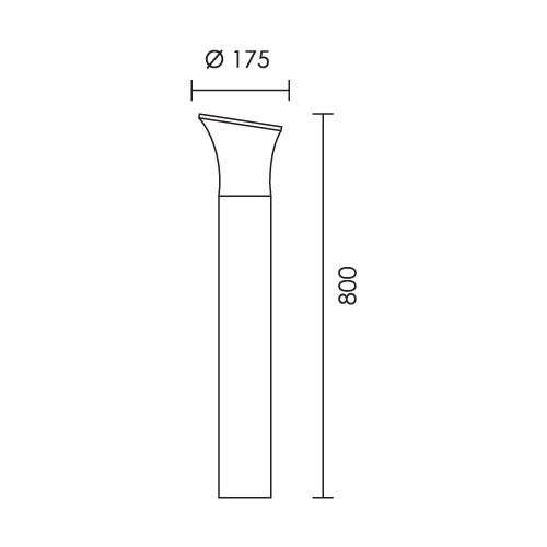 Spazio Athena Bollard