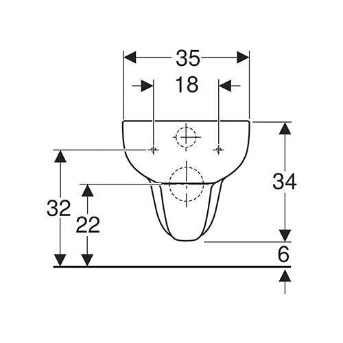 Geberit Smyle Wall-Hung Toilet - White