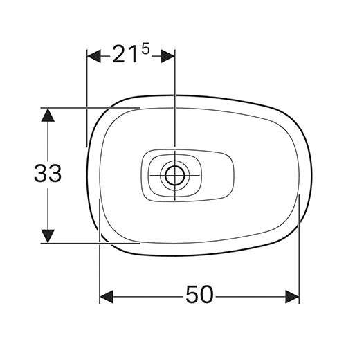 Geberit Citterio Counter Top Vanity Basin