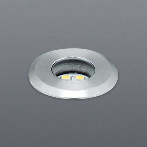 Spazio Neo Medium Recessed Ground Light - Silver