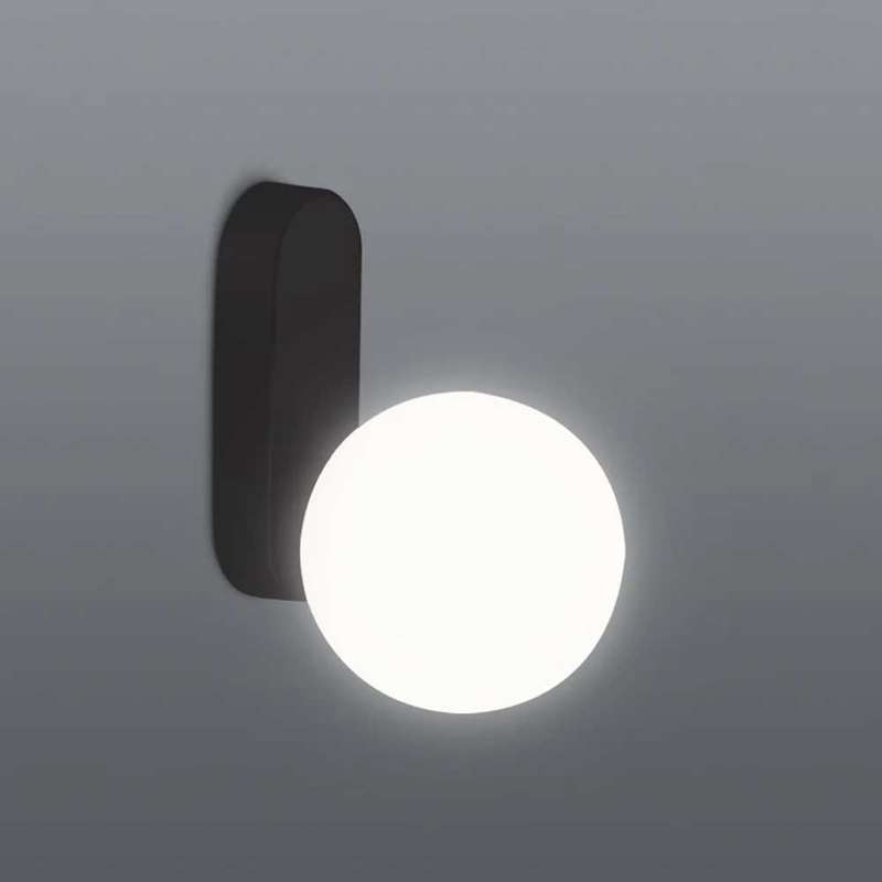 Spazio Bubble Wall Light 6W 960lm 3000K - Black