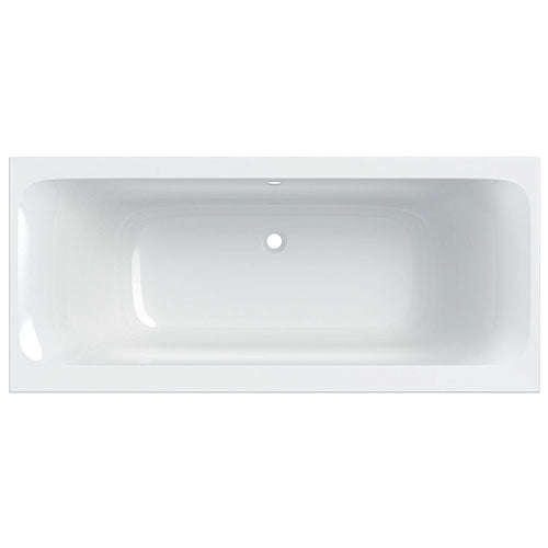 Geberit Tawa Rectangular Built-In Bathtub 750mm with Central Outlet