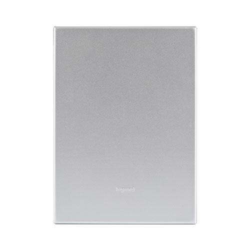 Legrand Arteor Cover Plate Blank 4 x 2 - Soft Aluminium