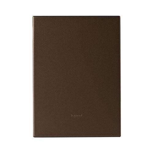 Legrand Arteor Cover Plate Blank 4 x 2 - Dark Bronze